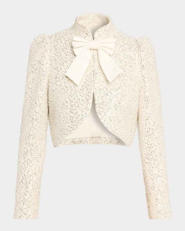 Ilaria Embellished Cropped Jacket